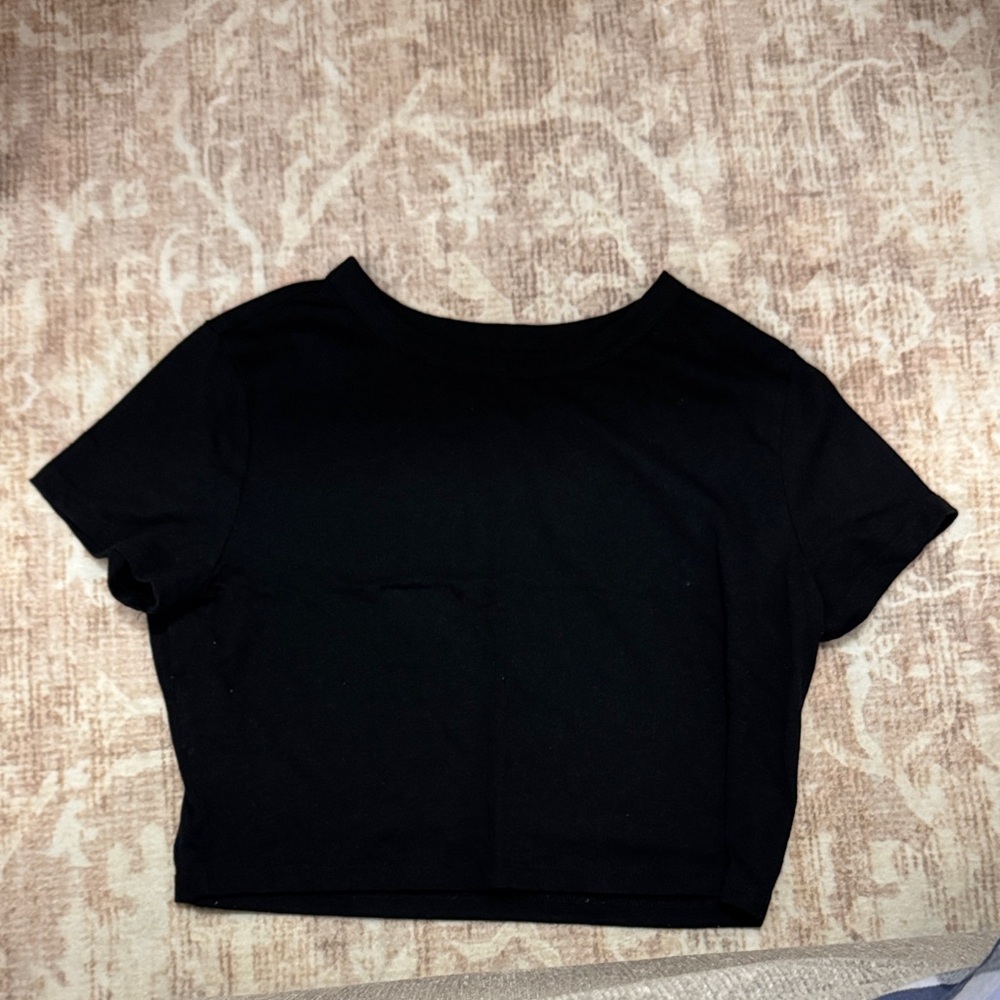 Wild Fable Black Crop Top